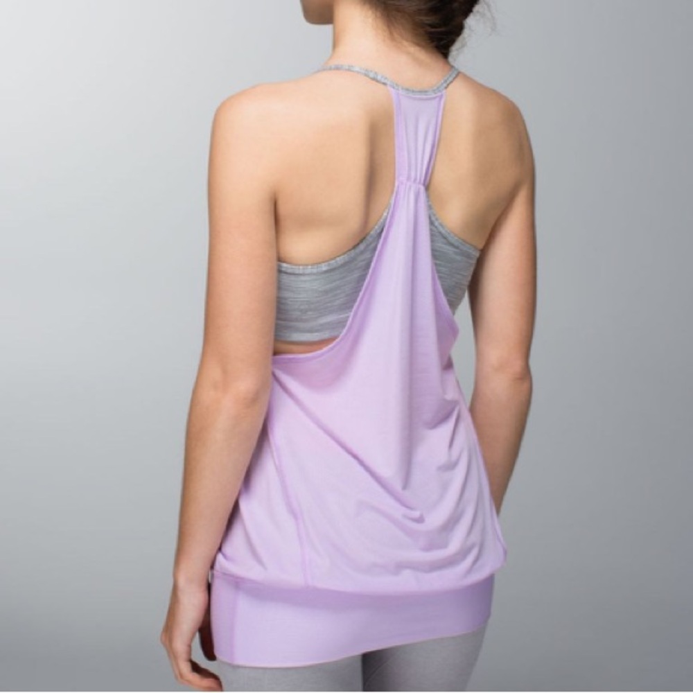 Lululemon No Limits Tank
Pretty Purple / Wee Are From Space Silver Spoon